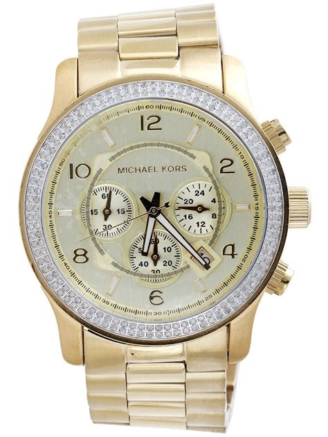 michael kors men's watches diamond|men's mk watch with diamonds.